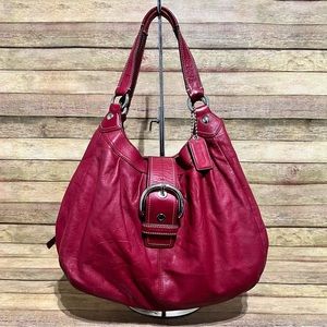Coach Red Leather Soho Shoulder Bag